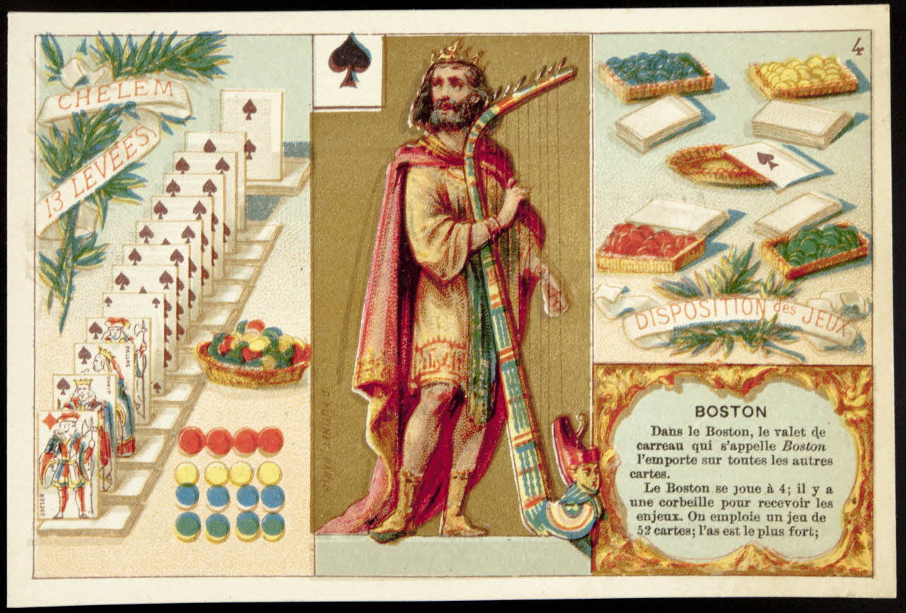 D. Hutinet carte réclame chromo Paris 1880 1995.1.576.11 Photo
