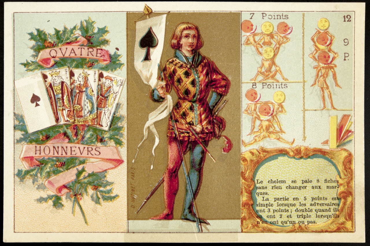 D. Hutinet carte réclame chromo Paris 1880 1995.1.576.12 Photo