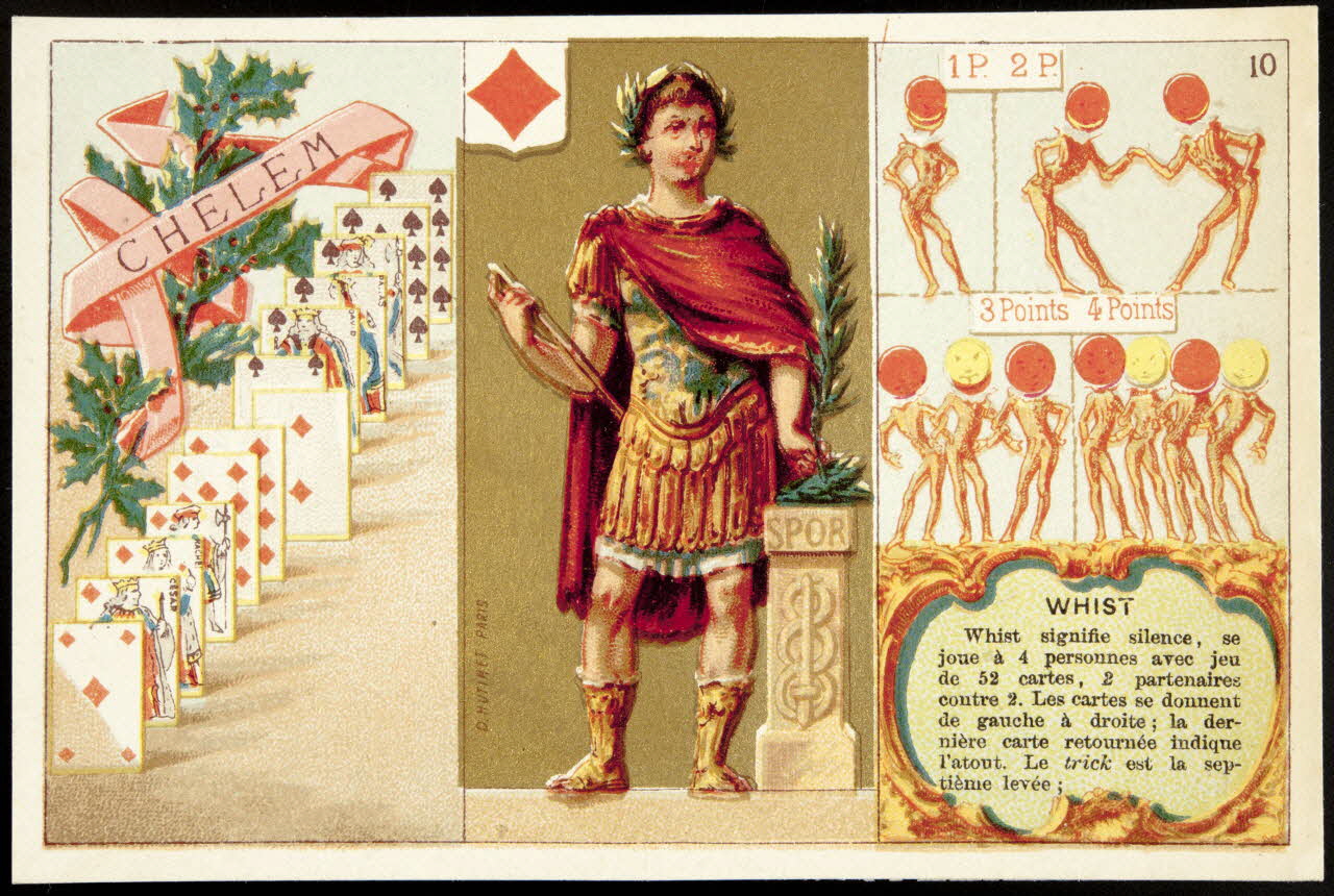 D. Hutinet carte réclame chromo Paris 1880 1995.1.576.5 Photo