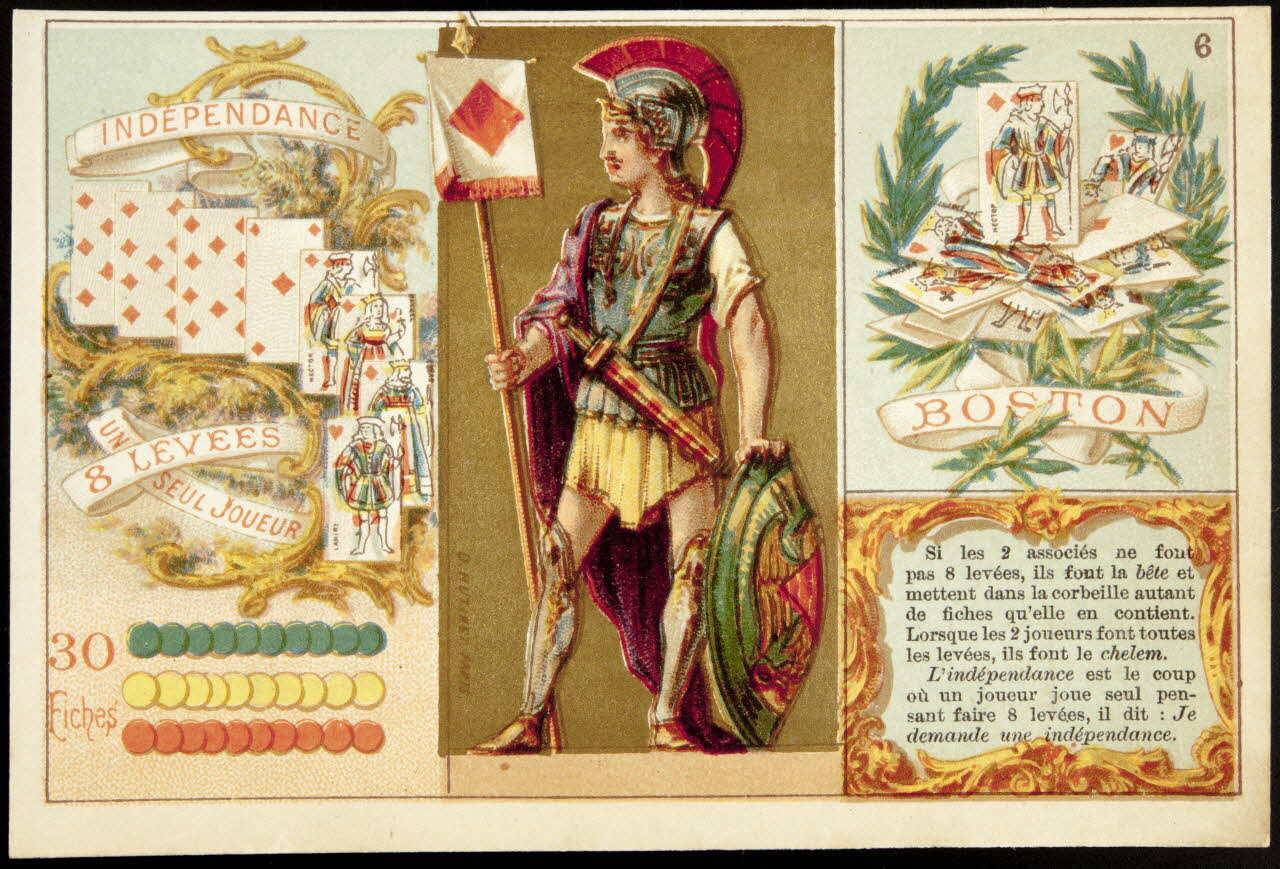 D. Hutinet carte réclame chromo Paris 1880 1995.1.576.6 Photo