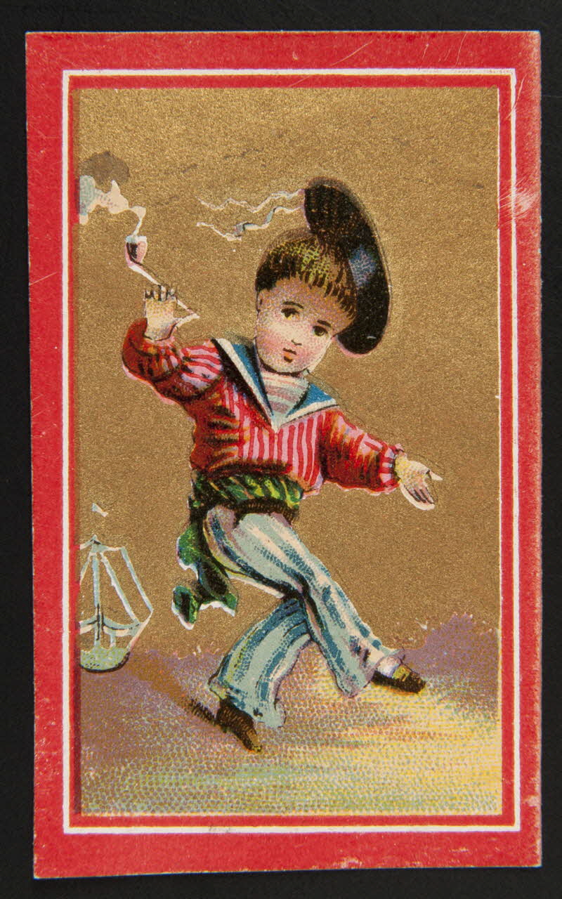 D. Hutinet carte réclame chromo France 1880-1920 1995.1.577.1 Photo