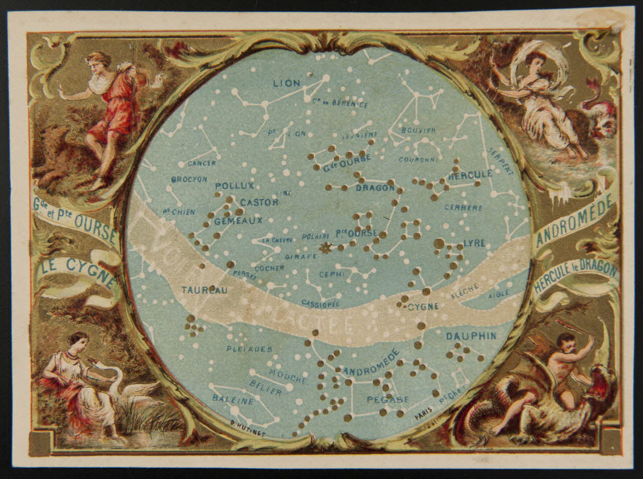 D. Hutinet carte réclame chromo Paris 1880-1920 1995.1.580.1 Photo