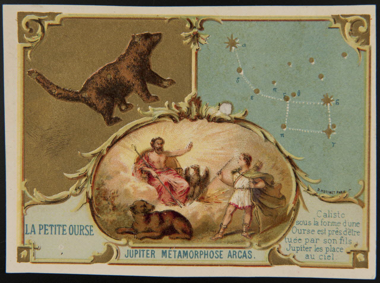 D. Hutinet carte réclame chromo Paris 1880-1920 1995.1.580.11 Photo Mucem