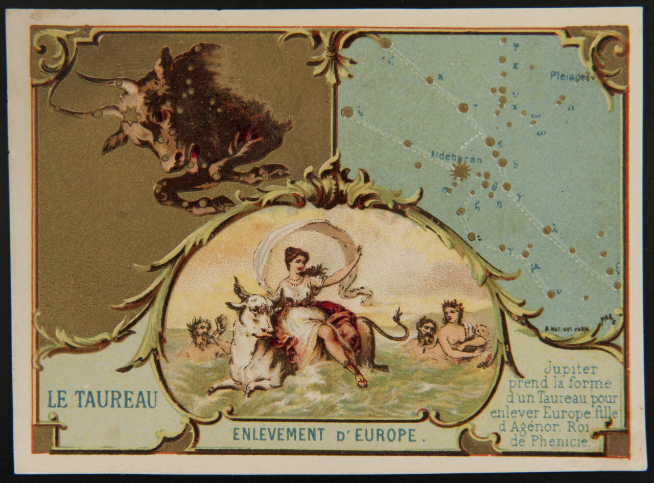 D. Hutinet carte réclame chromo Paris 1880-1920 1995.1.580.12 Photo Mucem