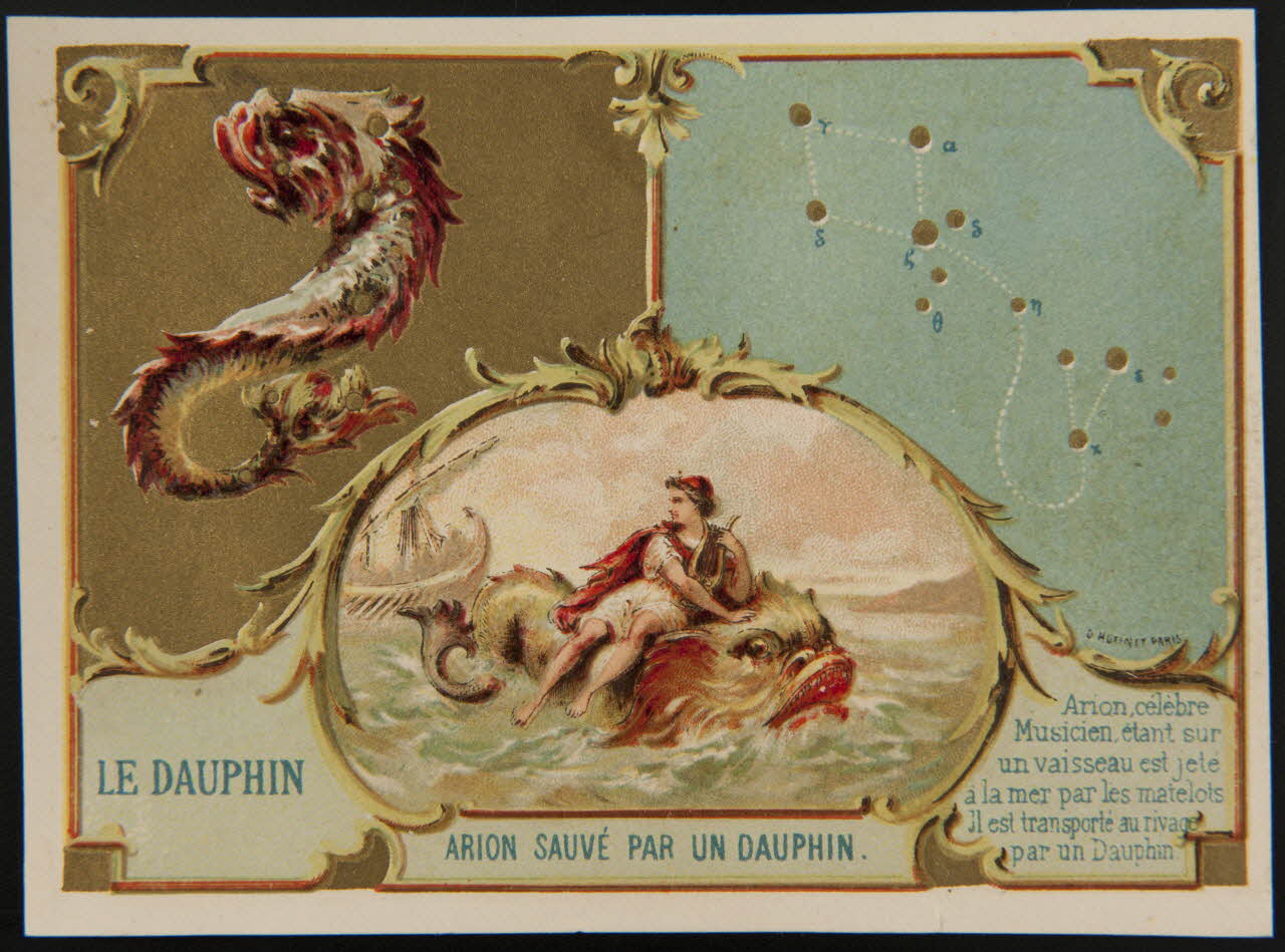 D. Hutinet carte réclame chromo Paris 1880-1920 1995.1.580.4 Photo