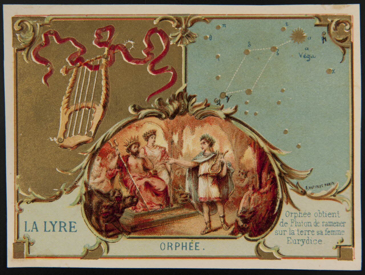 D. Hutinet carte réclame chromo Paris 1880-1920 1995.1.580.9 Photo