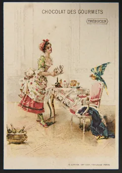 Jehenne carte réclame chromo Paris 1895-1935 1995.1.582.21 Photo