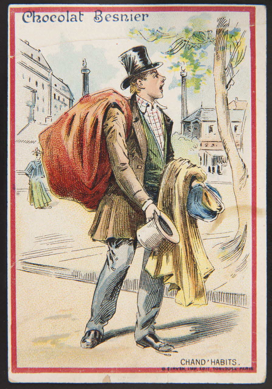 Jehenne carte réclame chromo Paris 1895-1935 1995.1.585.3 Photo