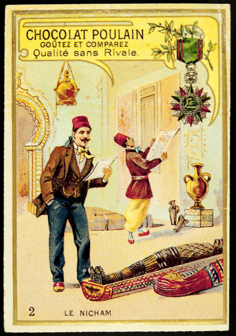 Jehenne carte réclame chromo Paris 1886-1935 1995.1.589.7 Photo