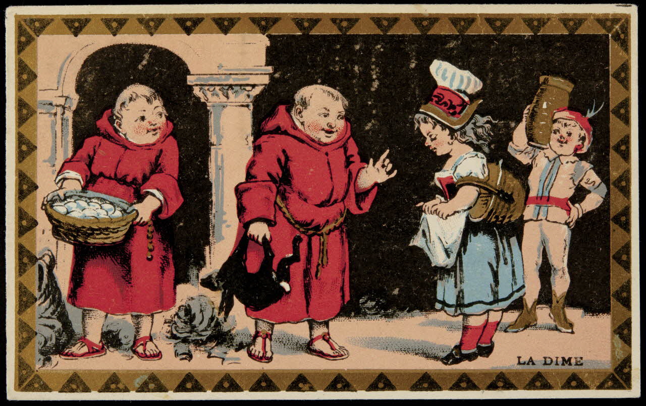 Jehenne carte réclame chromo Paris 1885 1995.1.591.1 Photo