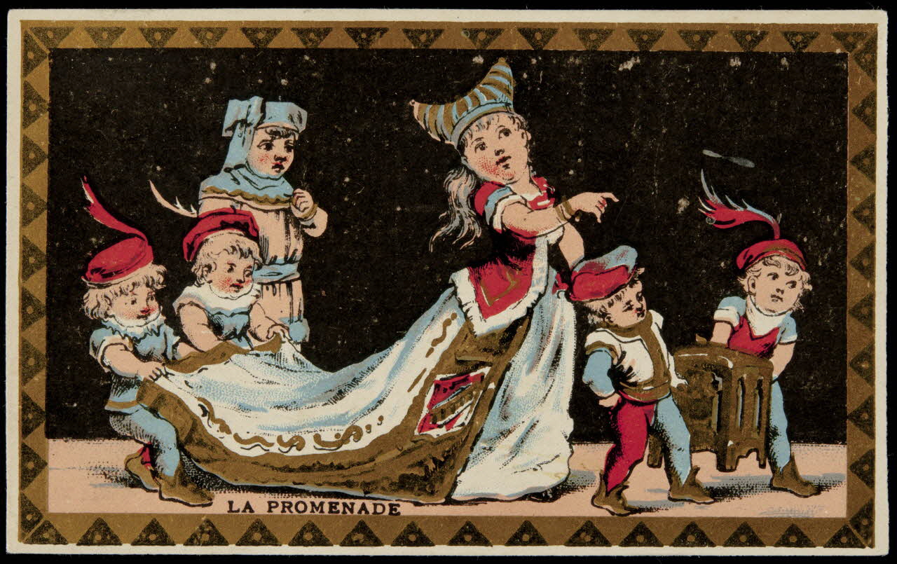 Jehenne carte réclame chromo Paris 1885 1995.1.591.2 Photo