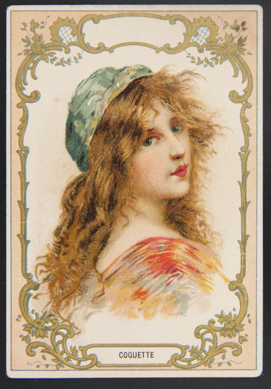 Jehenne carte réclame chromo Paris 1885-1935 1995.1.594.3 Photo
