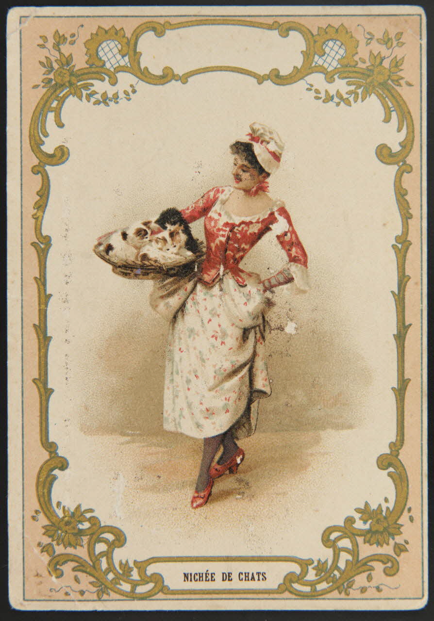 Jehenne carte réclame chromo Paris 1885-1935 1995.1.594.7 Photo