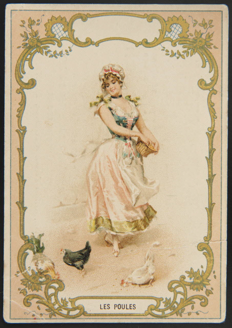 Jehenne carte réclame chromo Paris 1885-1935 1995.1.594.8 Photo
