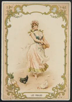 Jehenne carte réclame chromo Paris 1885-1935 1995.1.594.8 Photo