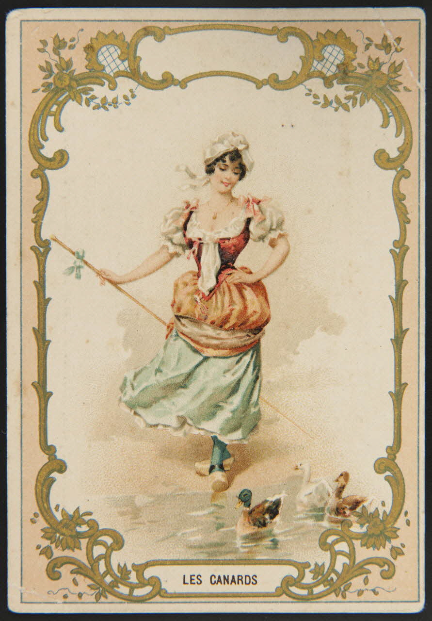 Jehenne carte réclame chromo Paris 1885-1935 1995.1.594.9 Photo