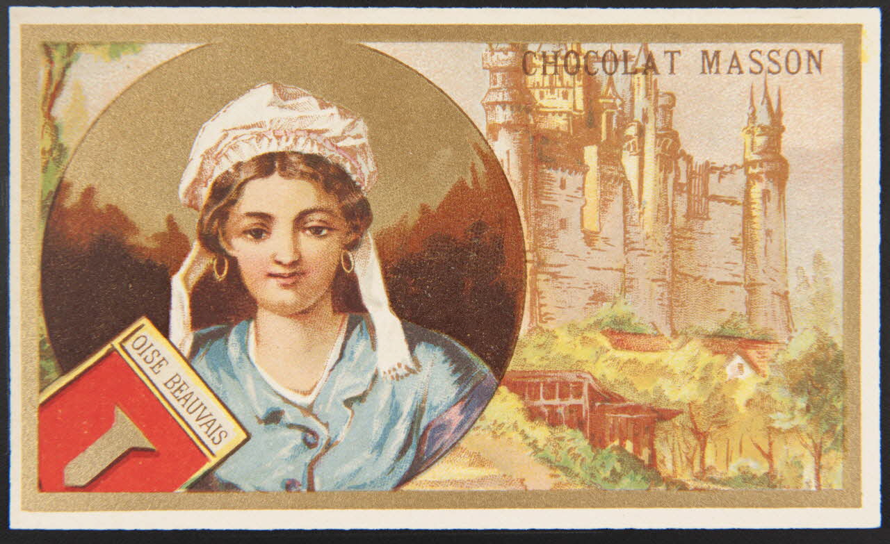 Jehenne carte réclame chromo Paris 1886-1889 1995.1.597.5 Photo