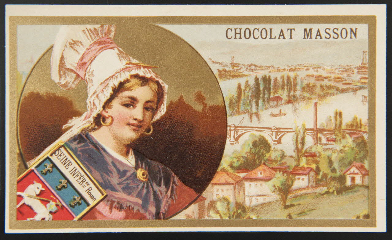 Jehenne carte réclame chromo Paris 1886-1889 1995.1.597.7 Photo