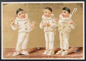 Jehenne carte réclame chromo Paris 1885-1935 1995.1.599.1 Photo