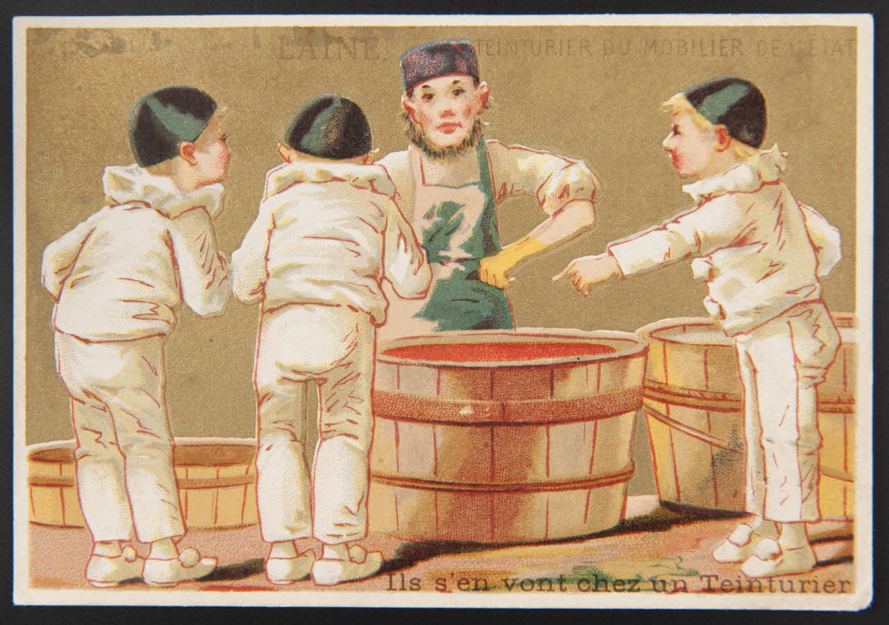 Jehenne carte réclame chromo Paris 1885-1935 1995.1.599.2 Photo