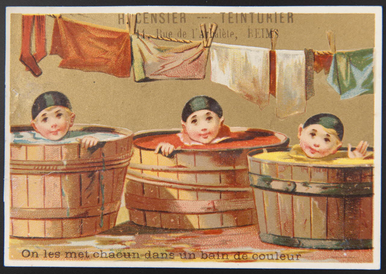 Jehenne carte réclame chromo Paris 1885-1935 1995.1.599.3 Photo