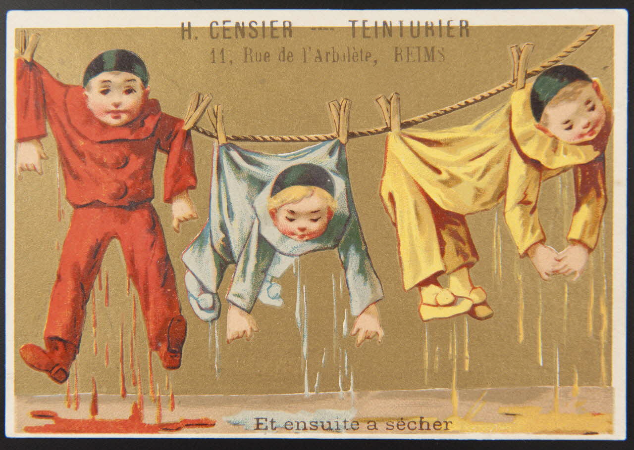 Jehenne carte réclame chromo Paris 1885-1935 1995.1.599.4 Photo