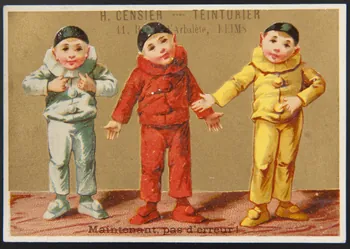 Jehenne carte réclame chromo Paris 1885-1935 1995.1.599.5 Photo