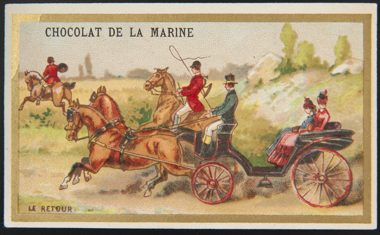 Jehenne carte réclame chromo Paris 1886-1889 1995.1.600.6 Photo