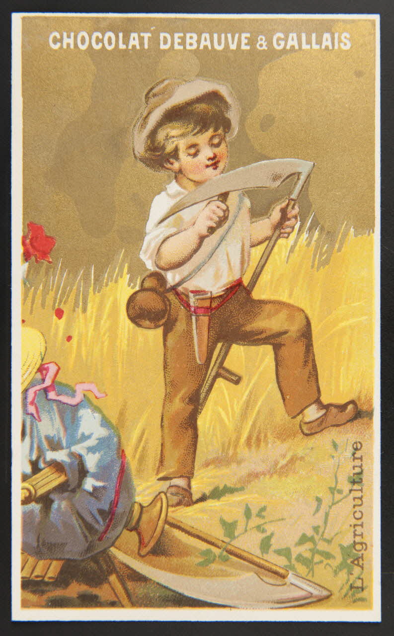 Jehenne carte réclame chromo Paris 1886-1889 1995.1.602.1 Photo