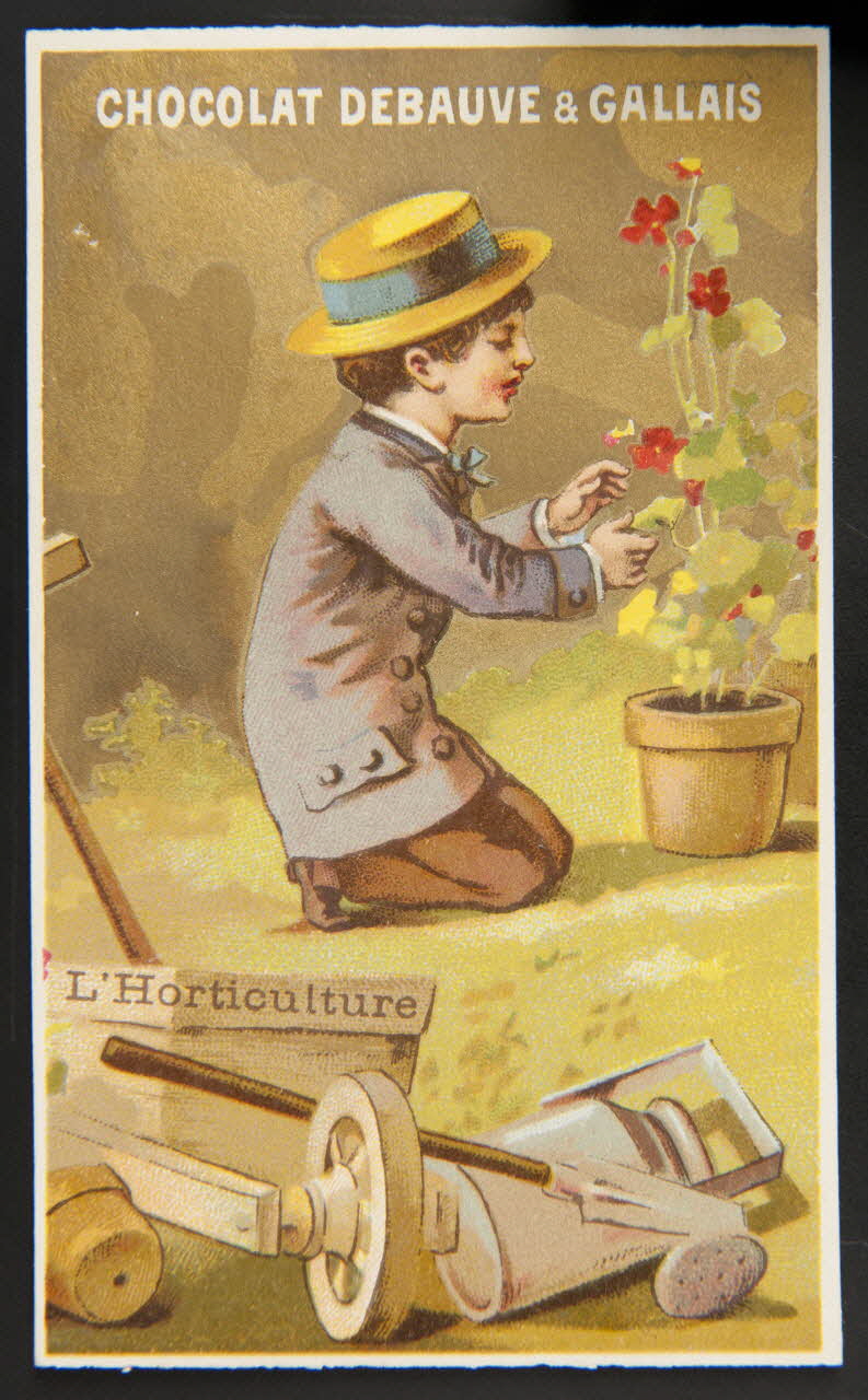 Jehenne carte réclame chromo Paris 1886-1889 1995.1.602.4 Photo