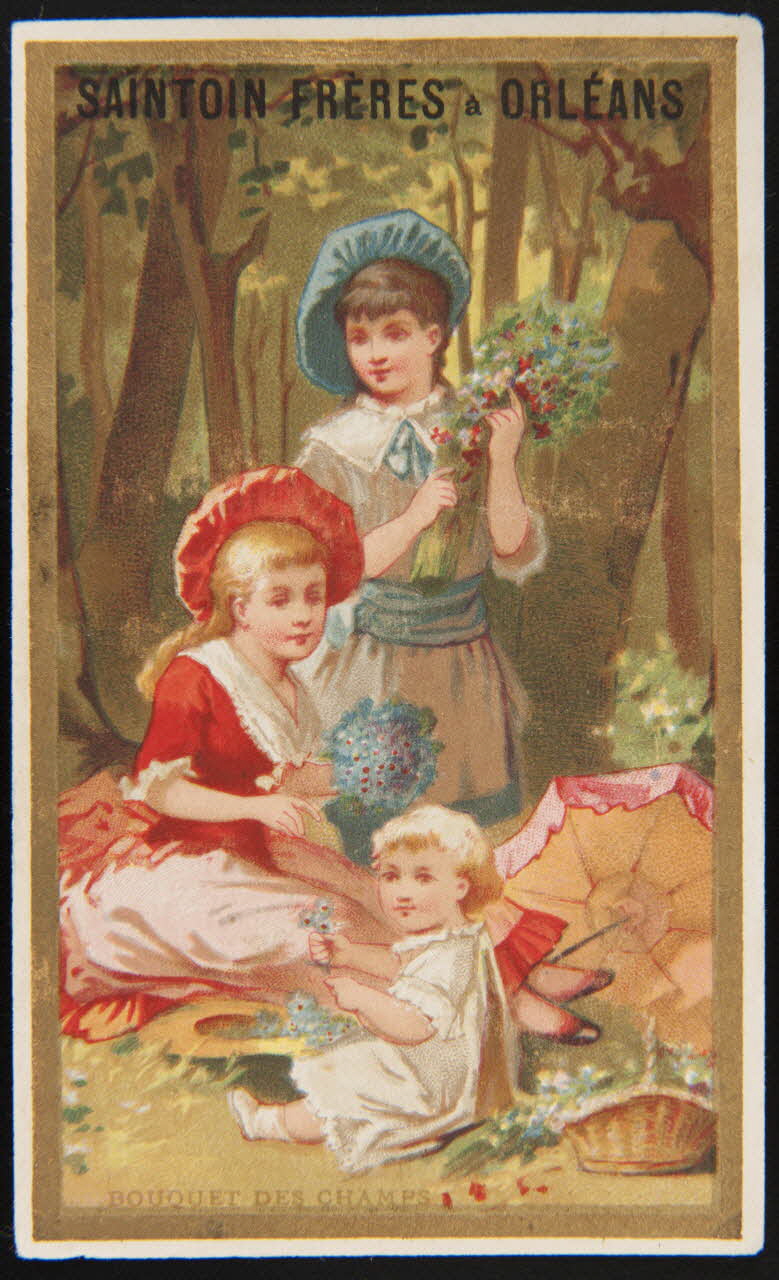 Jehenne carte réclame chromo Paris 1886-1889 1995.1.603.2 Photo