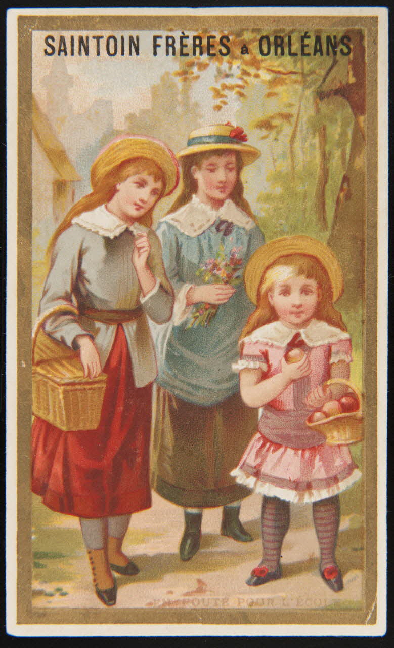 Jehenne carte réclame chromo Paris 1886-1889 1995.1.603.3 Photo