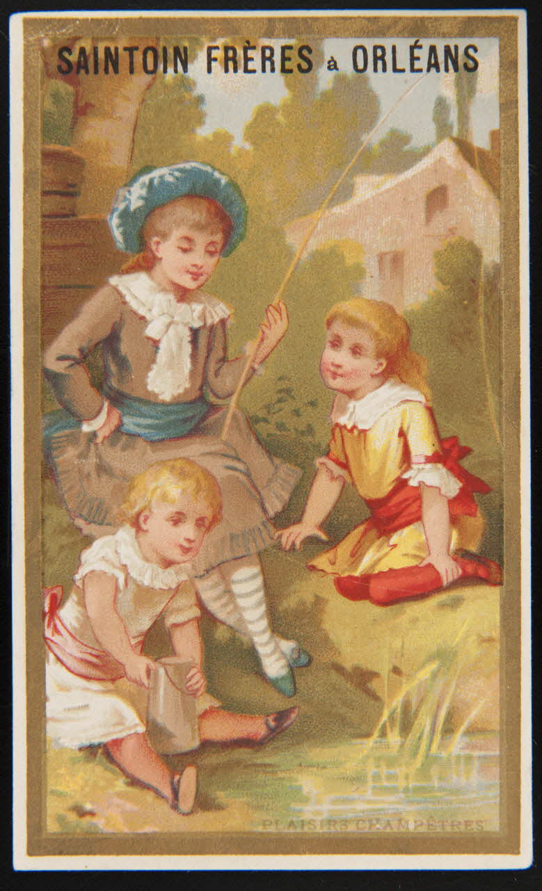 Jehenne carte réclame chromo Paris 1886-1889 1995.1.603.5 Photo
