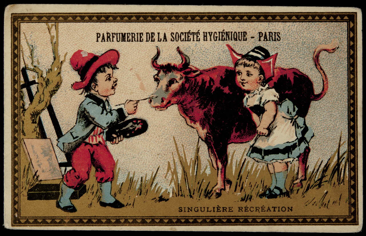 Jehenne carte réclame chromo Paris 1885-1935 1995.1.605.3 Photo