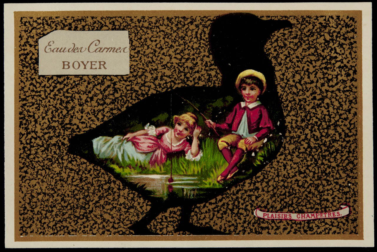Jehenne carte réclame chromo Paris 1886-1889 1995.1.606.5 Photo