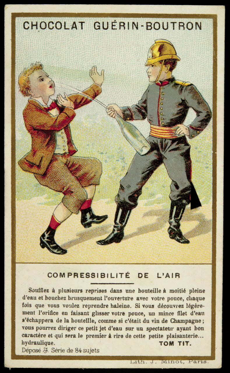 Vallet-Minot et Cie carte réclame chromo Paris 1889 1995.1.615.13 Photo