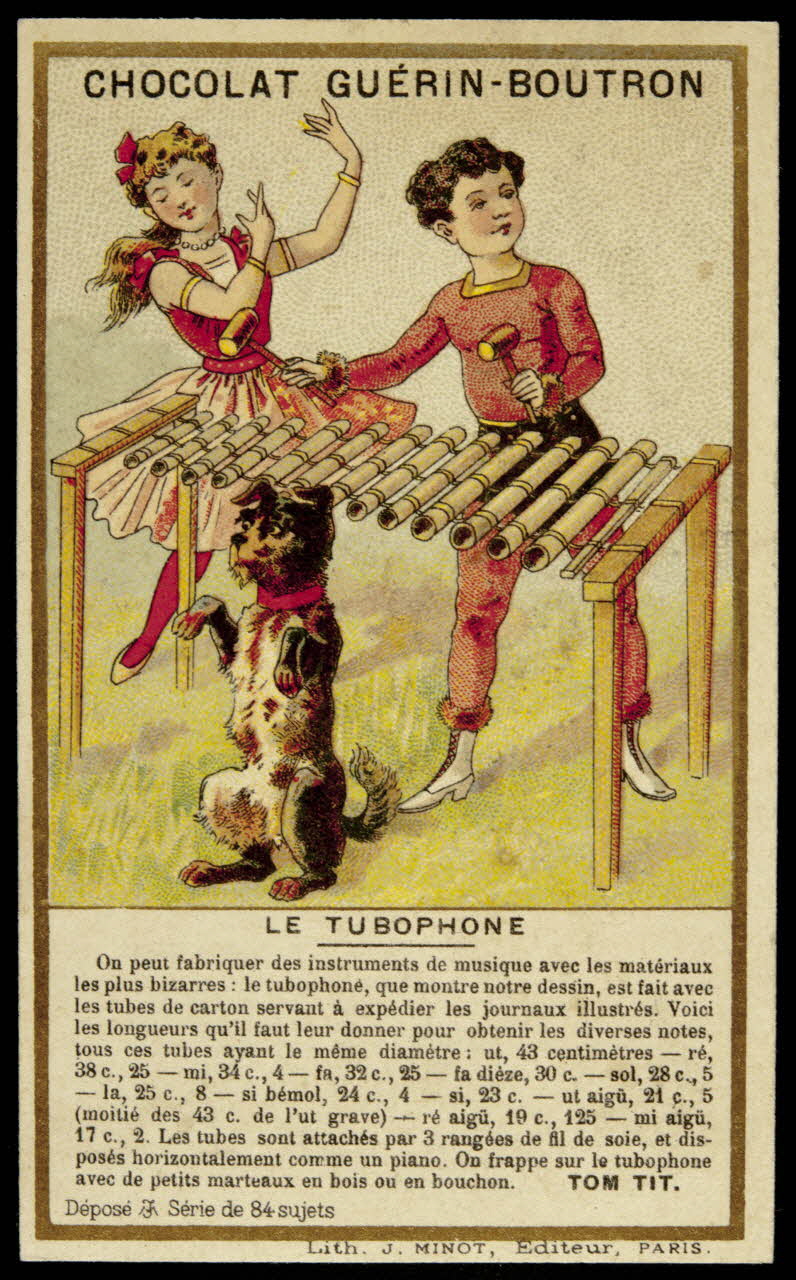 Vallet-Minot et Cie carte réclame chromo Paris 1889 1995.1.615.60 Photo