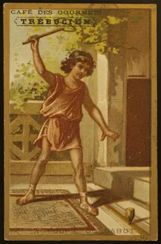 Romanet carte réclame chromo Paris 1877-1907 1995.1.623.121 Photo