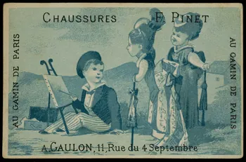 Lévy E. carte réclame chromo Paris 1877-1907 1995.1.717.1 Photo