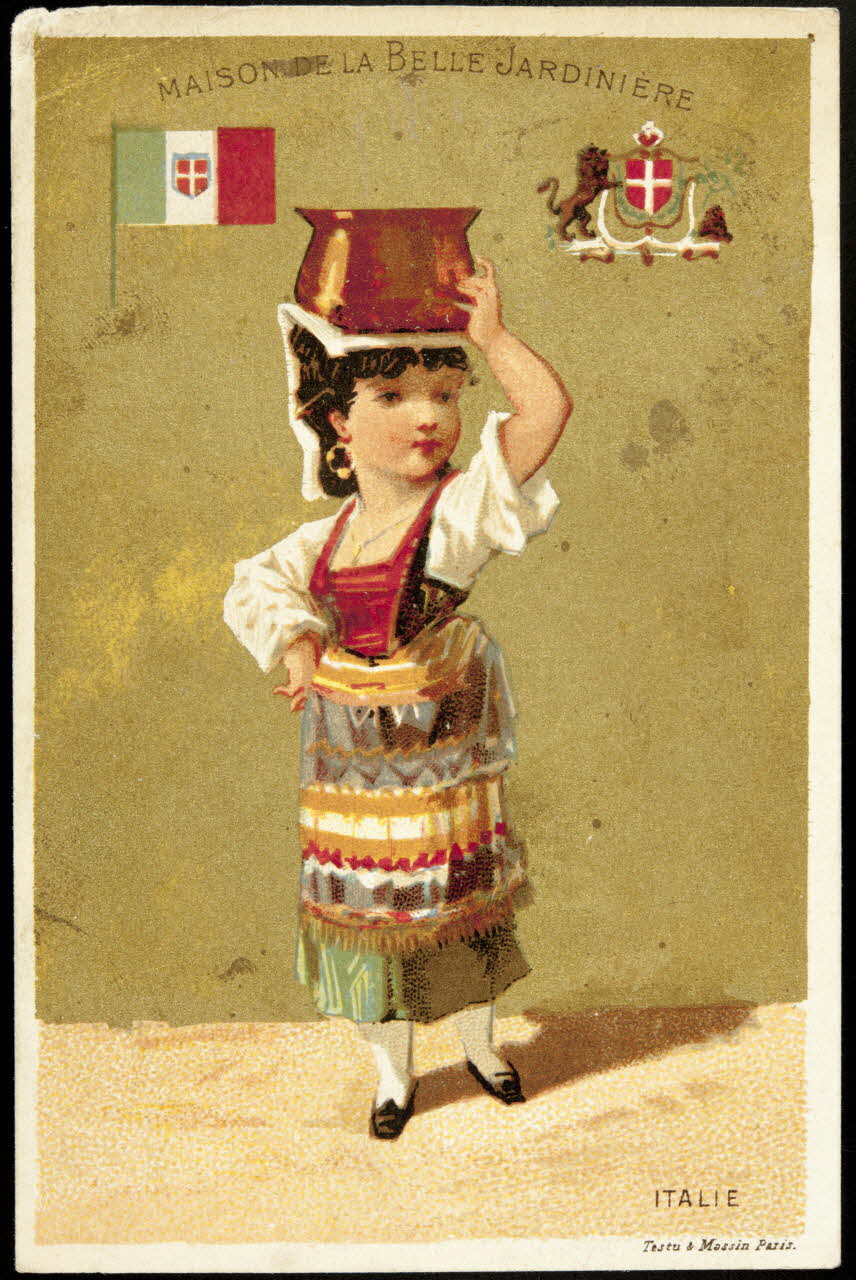 Testu & Massin carte réclame chromo Paris 1876-1878 1995.1.810.11 Photo