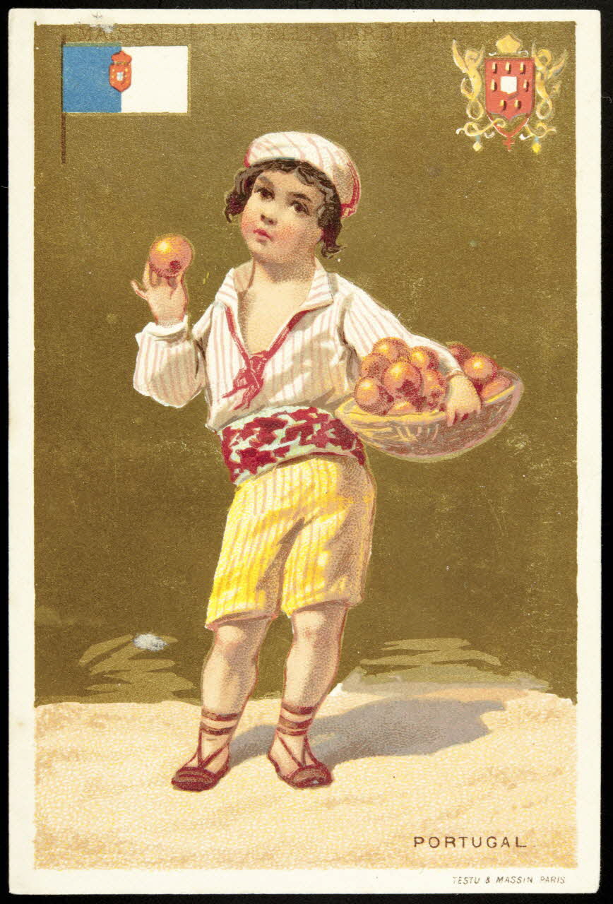 Testu & Massin carte réclame chromo Paris 1876-1878 1995.1.810.7 Photo