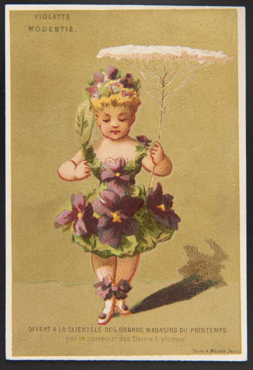 Testu & Massin carte réclame chromo Paris 1878-1886 1995.1.822.4 Photo