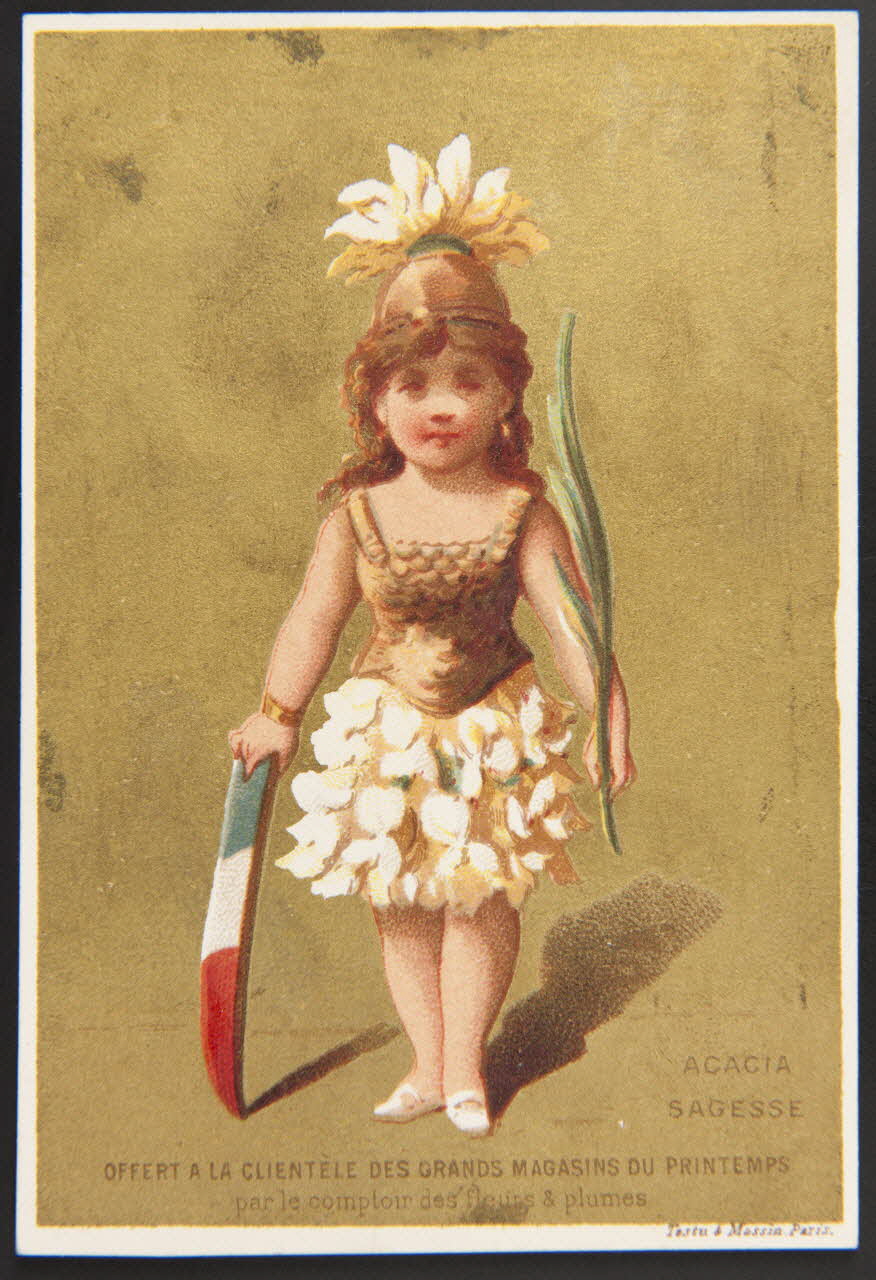 Testu & Massin carte réclame chromo Paris 1878-1886 1995.1.822.5 Photo