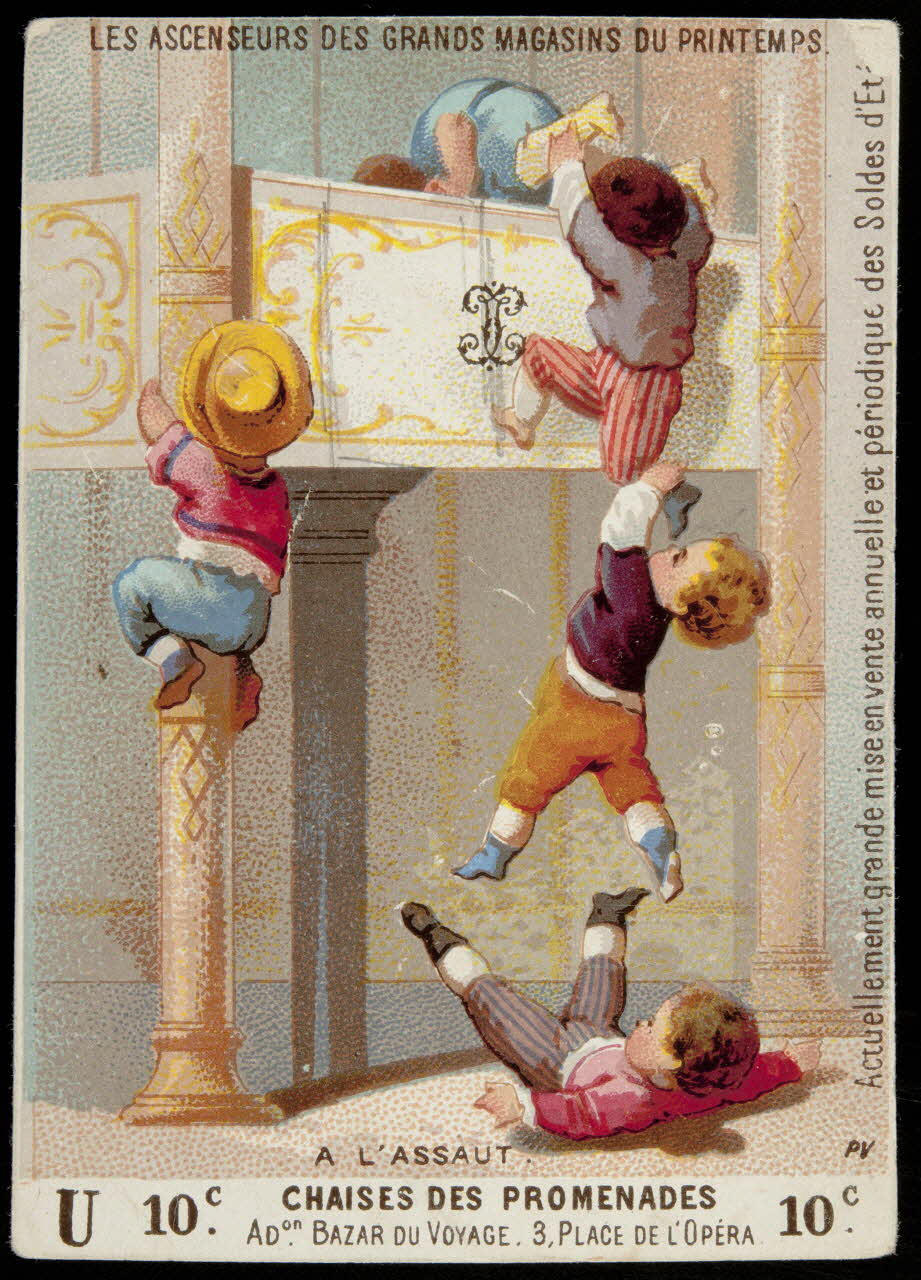 Testu & Massin carte réclame chromo Paris 1876-1878 1995.1.839.1 Photo