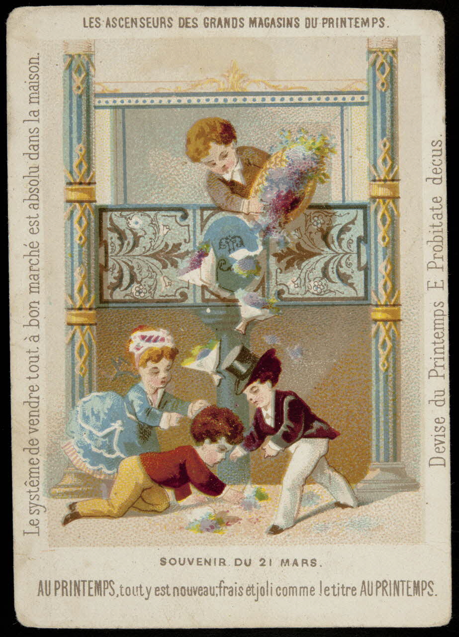 Testu & Massin carte réclame chromo Paris 1876-1878 1995.1.839.4 Photo