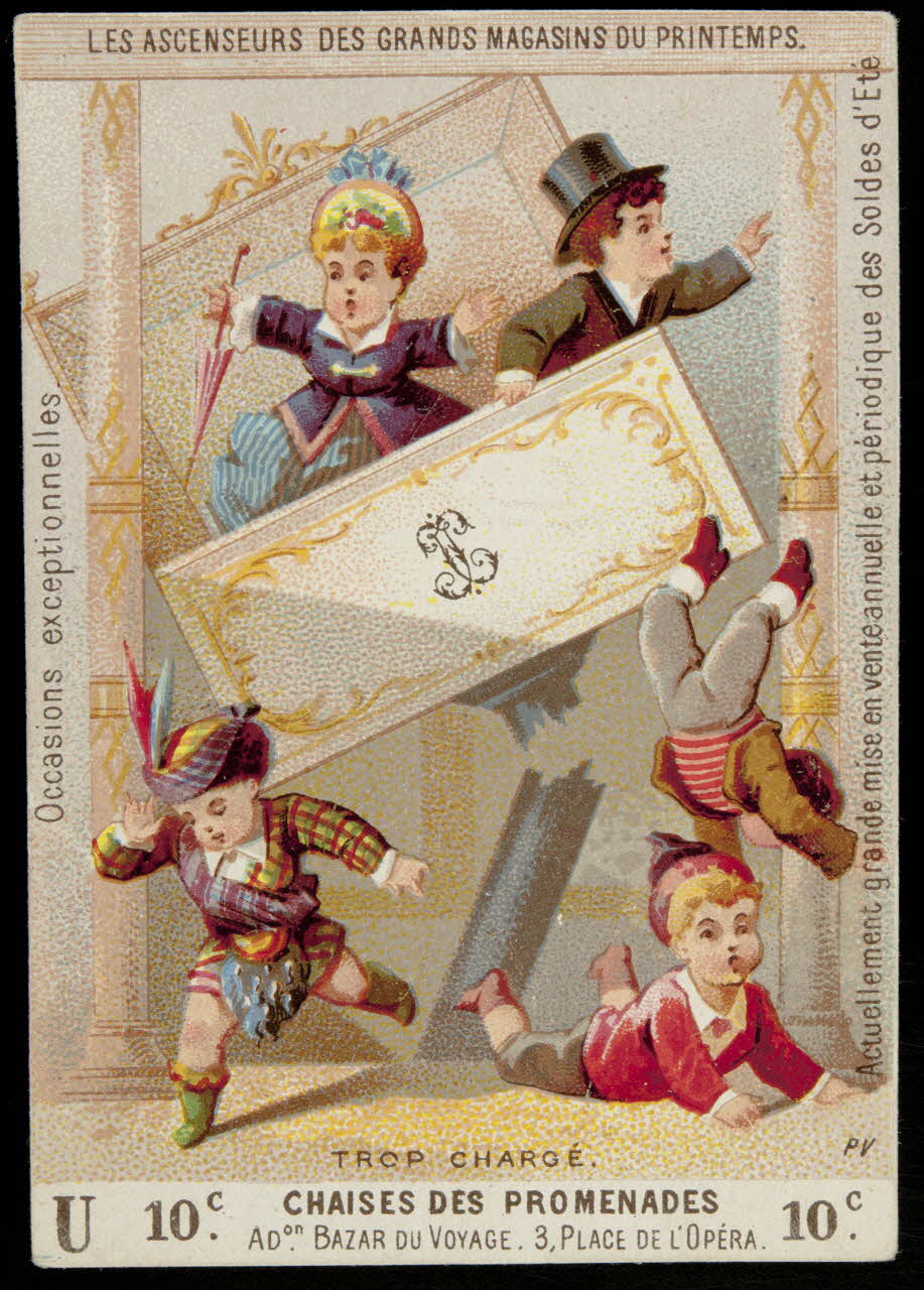 Testu & Massin carte réclame chromo Paris 1876-1878 1995.1.839.5 Photo