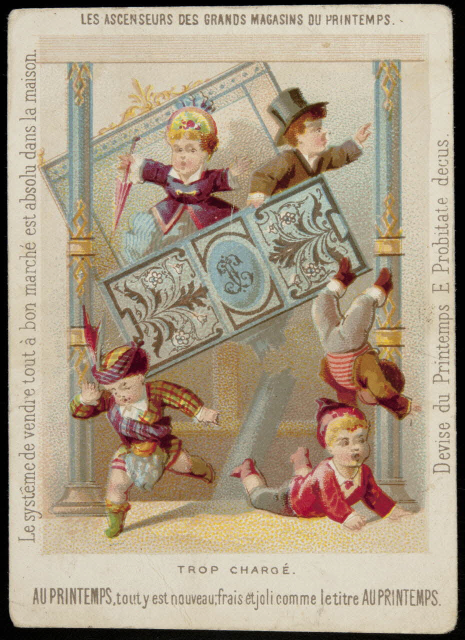 Testu & Massin carte réclame chromo Paris 1876-1878 1995.1.839.6 Photo