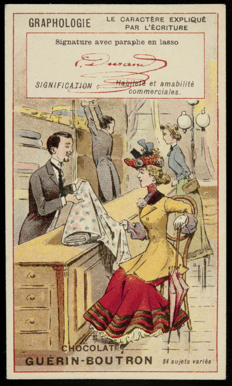 Testu & Massin carte réclame chromo Paris 1886-1903 1995.1.844.29  Photo