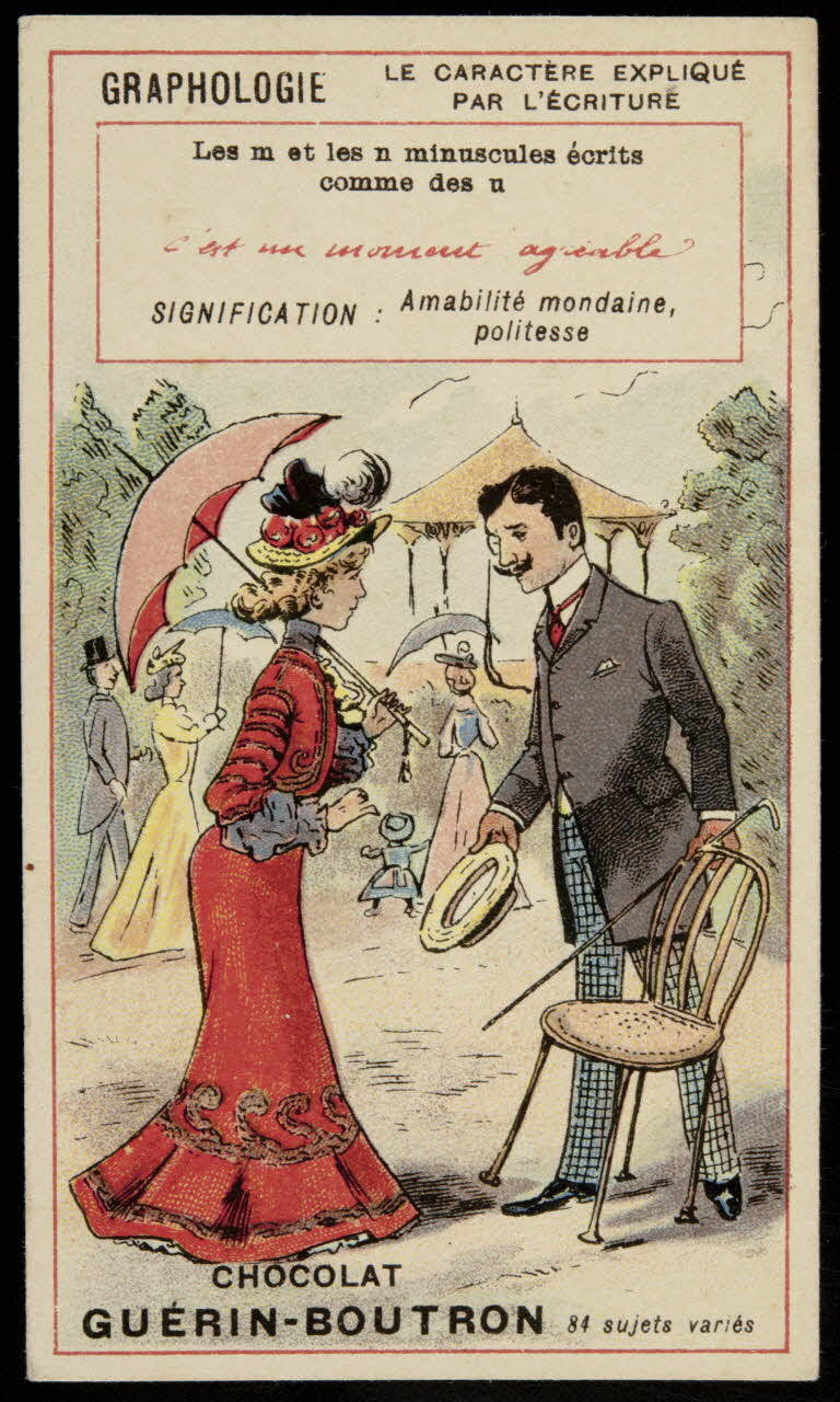 Testu & Massin carte réclame chromo Paris 1886-1903 1995.1.844.3 Photo