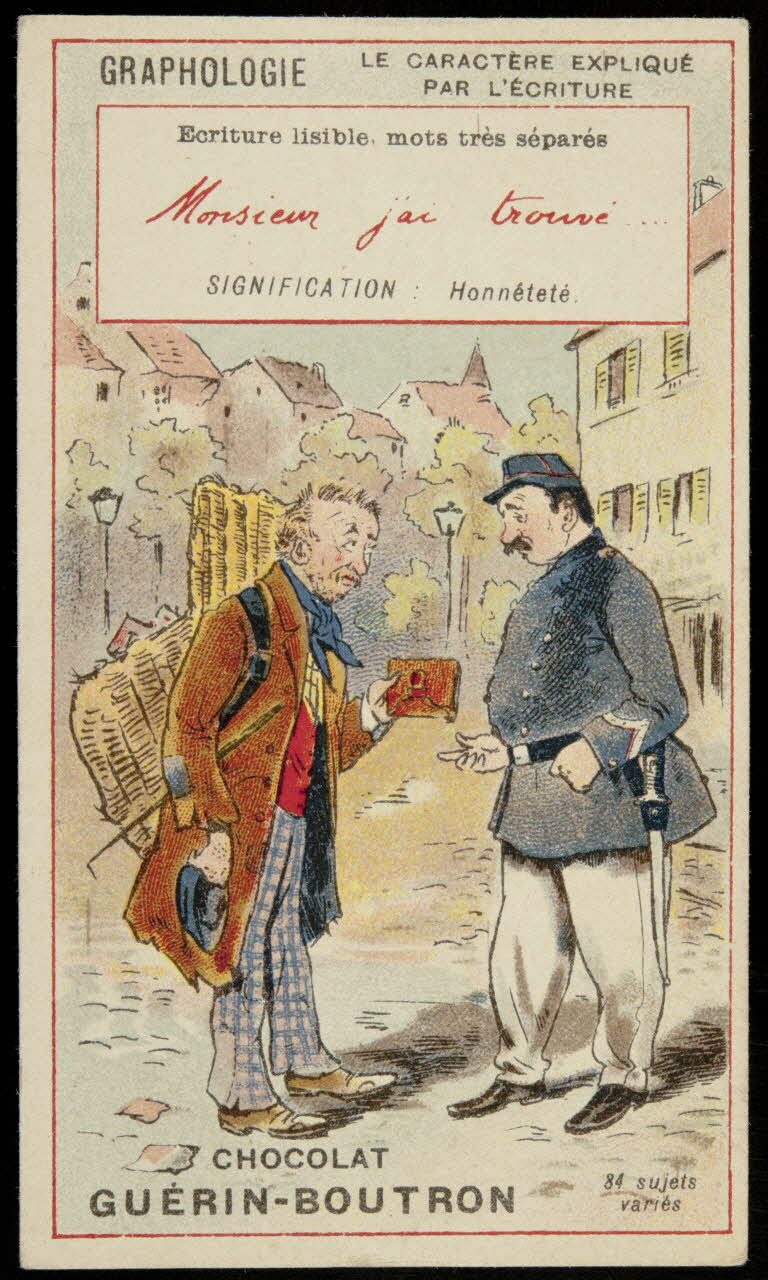 Testu & Massin carte réclame chromo Paris 1886-1903 1995.1.844.31 Photo